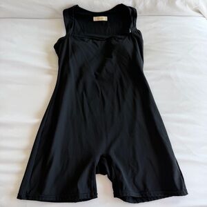 Black Womens workout One Piece